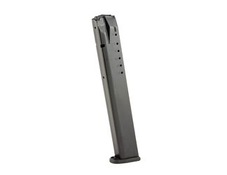 ProMag Industries Magazine, 40 S&W, 25 Rounds, Fits S&W M&P-40, Steel, Blued Finish