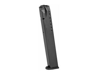 ProMag Industries Magazine, 40 S&W, 25 Rounds, Fits Smith & Wesson SD40, Steel, Blued Finish