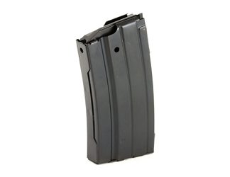 Ruger Magazine, 223 Remington, 20 Rounds,  Fits Mini-14, Steel, Blued Finish
