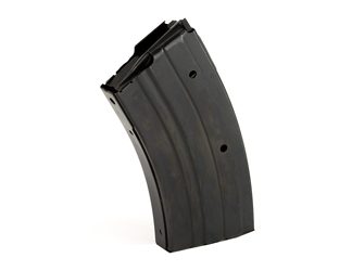 Ruger Magazine, 762X39, 20 Rounds, Fits Mini-30, Steel, Blued Finish