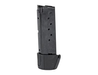 Ruger Magazine, 9MM, 9 Rounds, Fits Ruger LC9 and EC9s, with Finger Rest, Steel, Blued Finish