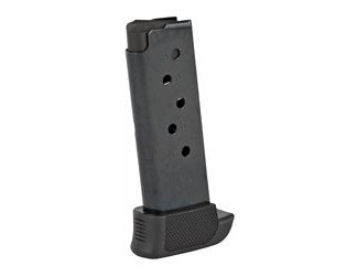 Ruger Magazine, 380ACP, 7 Rounds, Fits Ruger LCP, Finger Rest, Steel, Blued Finish