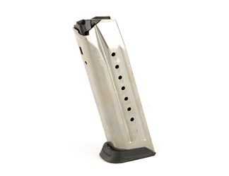 Ruger Magazine, 9MM, 17 Rounds, Fits Ruger American, Stainless Steel, Silver, Will Fit PC9 w/ a Ruger American Pistol Well Insert Installed (Not Included)
