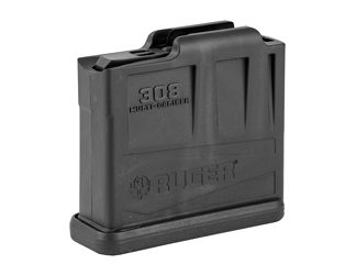 Ruger Magazine, 308 Winchester, 6.5 Creedmoor 5 Rounds, AI-Style, Polymer, Black