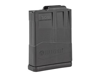 Ruger Magazine, 308 Winchester, 10 Rounds, AI-Style, Polymer, Black