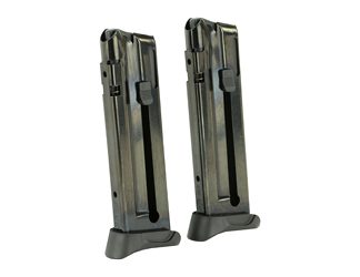 Ruger Magazine, 22LR, 10 Rounds, Fits Ruger SR22, with Finger Rest, 2 Pack, Steel, Blued Finish