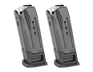 Ruger Magazines, 9MM, 10 Rounds, Fits Ruger Security-9, Two Pack, Steel