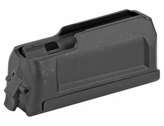 Ruger Magazine, 4 Rounds, 308 Winchester/6.5 Creedmoor/243 Winchester/7MM-08, Ruger American Short Action, Polymer, Black