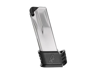 Springfield Magazine, 10MM, 15 Rounds, Fits XDME Compact, With Sleeve for Backstrap 2, Silver
