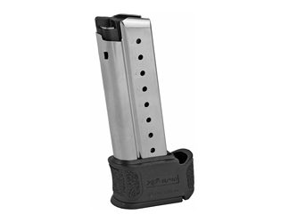 Springfield Magazine, 9MM, 9 Rounds, Fits Springfield XDS Mod 2, With Sleeve for Backstraps 1 & 2, Stainless