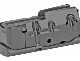 Savage Arms Magazine, Bottom Release, Long Action, 25-06 Remington/270 Winchester/30-06 Springfield, 4 Rounds, Fits Model 110 - Except Apex , Engage, Hog Hunter, Ultralite & 110 LW Storm, Matte Blued Finish