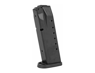 Smith & Wesson Magazine, 357 Sig/ 40 S&W, 15 Rounds, Fits M&P , Steel, Black