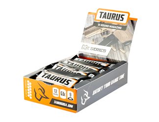 Taurus USA Magazine, 9MM, 12 Rounds, Fits Taurus G3C, with Finger Rest, Black, 12 Pack