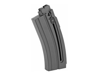 Walther Magazine, 22 LR, 20 Rounds, Fits TAC R1C, Polymer, Black