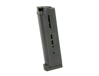 Wilson Combat Magazine, 45ACP, 8 Round, Fits 1911, Aluminum .350 Base Pad, Steel, Black