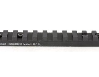Midwest Industries 1 Piece Base, Fits Ruger 10/22, Black