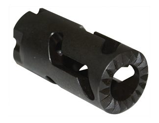 Midwest Industries Flash Hider, 7.62X39, Impact Device, M14 x 1.0 Left Hand Thread, Black