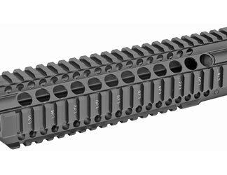 Midwest Industries Combat Rail T-Series, Free Float Handguard, 9.25" Length, Quad Rail, Includes Barrel Nut and Wrench, Fits AR-15 Rifles, Black Anodized Finish
