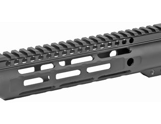Midwest Industries Slim Line Handguard, 9.25" Length, M-LOK, Aluminum, Fits AR-15 Rifles, Includes 5-Slot Polymer Rail, Black Anodized Finish