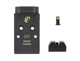 Night Fision Optic Plate + Backup Sight Com