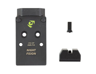 Night Fision Optic Plate + Backup Sight Com