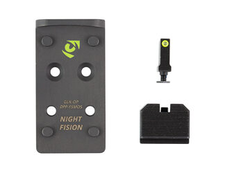 Night Fision Optic Plate + Backup Sight Com
