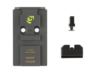 Night Fision Optic Plate + Backup Sight Com