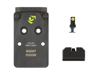 Night Fision Optic Plate + Backup Sight Com