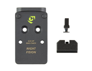 Night Fision Optic Plate + Backup Sight Com