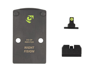 Night Fision Optic Plate + Backup Sight Com