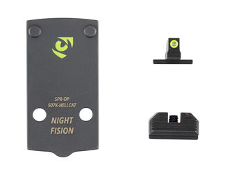 Night Fision Optic Plate + Backup Sight Com