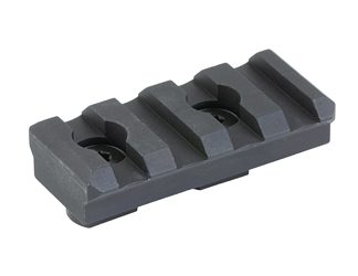 Noveske 4 Slot Picatinny Rail Section, M-LOK Compatible, Black