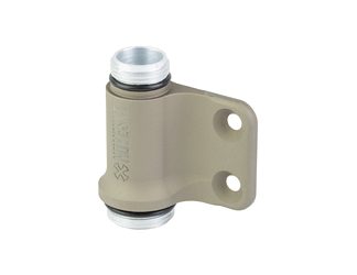 Noveske Single Cell Offset, Weapon Light Body Mount, Compatible with Surefire E-Series and 3 Volt Scout Light, Left handed, Anodized Finish, Flat Dark Earth