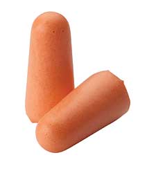 Champion Traps & Targets Shooting Foam Earplugs, Orange, 100 Pair