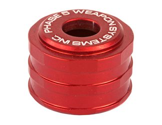Phase 5 Weapon Systems Low Drag, High Visibility Magazine Follower, Red, Made From Precision Machined 7075-T6 Aluminum, Fits Benelli M2 & M4, Mossberg 930 & 500, Remington 1100, 870 & 11-87, Stoeger M3000, KelTec KSG (Fits Most Factory 12 Gauge Shotguns Magazine Tubes and Extensions Without Spring Follower Retention Dimples)