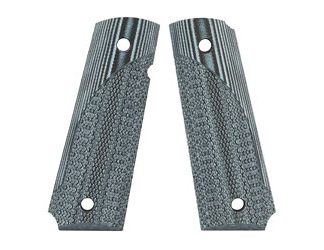 Pachmayr G10 Material, Fits Full Size 1911, Gray/Black