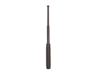 PS Products Expandable Baton, 16" Length, Rubber Handle, Black