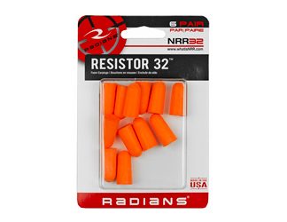 Radians Resistor 32 Disposable Foam Earplugs, 6 Pair Uncorded