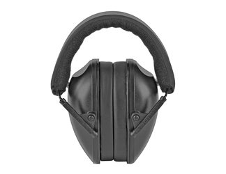 Radians Lowset Compact Earmuff, Black, NRR 21, Will Not Fit Adults - Ideal For Smaller Heads