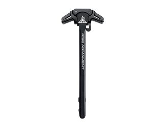 Rise Armament Ambidextrous Charging Handle, Fits AR-15, Matte Finish, Black