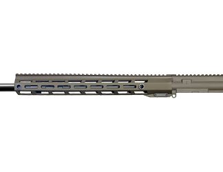 Rise Armament Complete Upper, 6MM ARC, 18" Stainless Steel Barrel, 1:7 Twist, 1/2X28 Threaded, Rifle-Length Gas System, 15.25" Free Float M-LOK Handguard, Black Nitride Bolt Carrier Group, Ambidextrous Charging Handle, Cerakote Finish, Patriot Brown