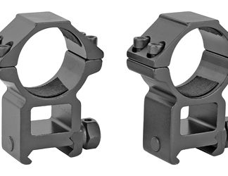 Riton Optics Rings, 30mm High, Black Finish