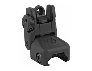 Ruger Rapid Deploy Rear Sight, Back up Sight, Fits Picatinny, Black Polymer