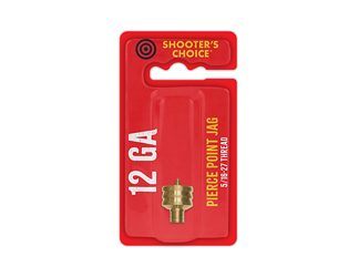 Shooter's Choice Shooters Choice, Pierce Point Jag, For 12 Gauge, 8-32 Threads, Brass