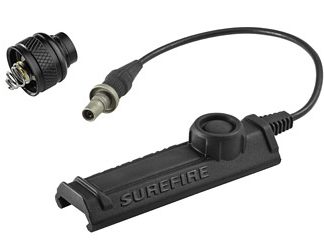 Surefire Replacement Rear Cap Assembly, Fits M6XX Scoutlight Series, Includes SR07 Rail Mount Tape Switch, Black Finish