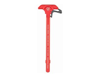 Strike Industries Charging Handle, Extended Latch, Red