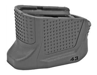 Strike Industries Enhanced Magazine Plate, Fits Glock 43, +2, Black