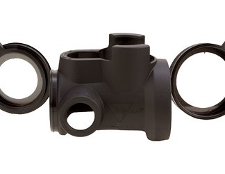 Trijicon Optic Cover, Fits Trijicon MRO, Clear Lens, Black Finish