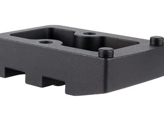 Trijicon Accessory Ring Plate, Medium Mount, Q-Loc, Fits Trijicon RMR, Anodized Finish, Black