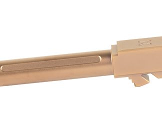 True Precision Barrel, 9MM, Fits Glock 19, Copper TiCN Finish
